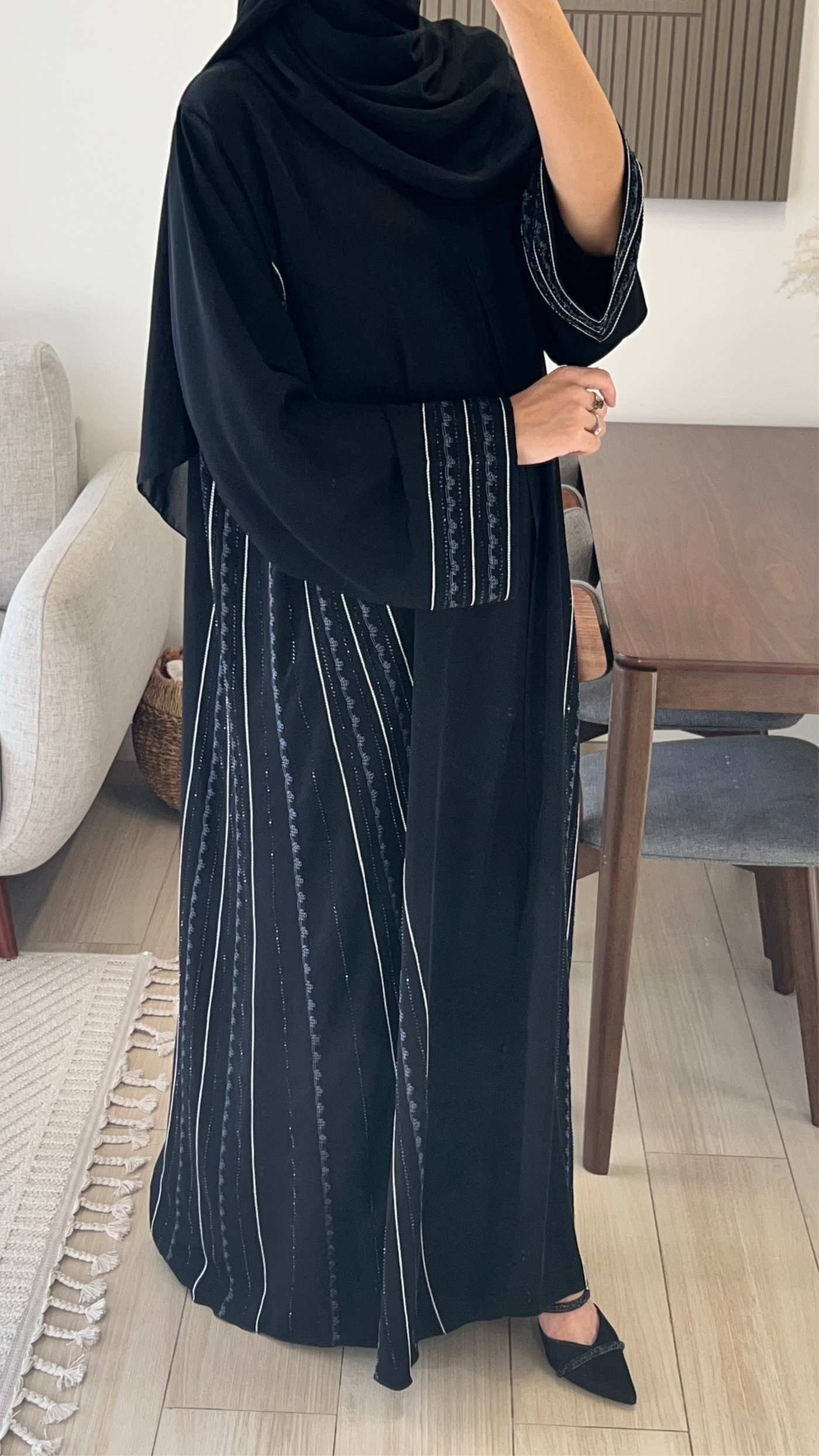 ABAYA Dubai Nour Noir