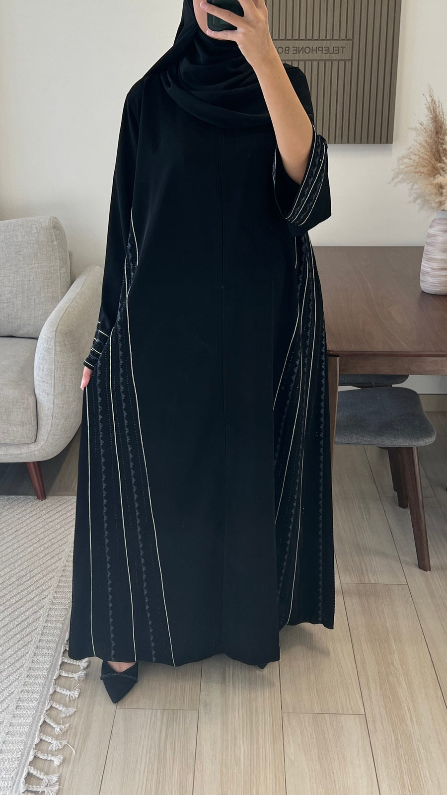 ABAYA Dubai Nour Noir