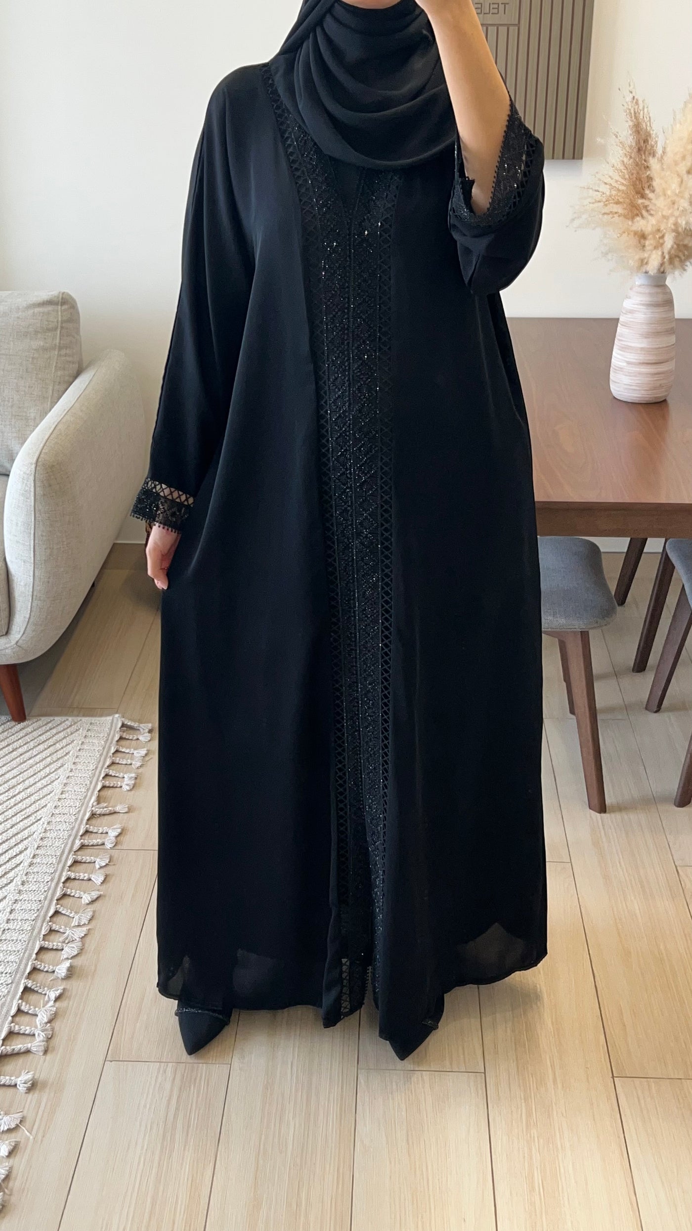 ABAYA Dubai Ihssane Noir