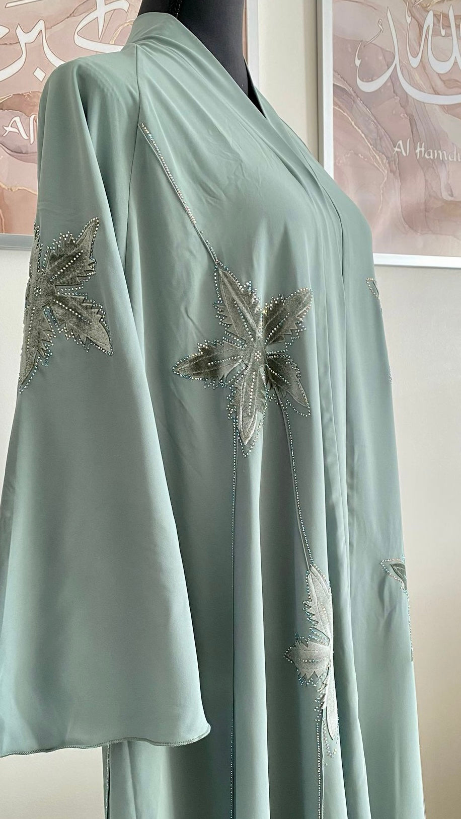ABAYA Dubai Cloche Vert d’eau