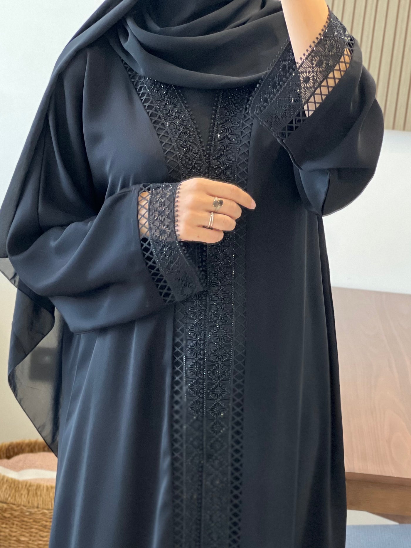 ABAYA Dubai Ihssane Noir