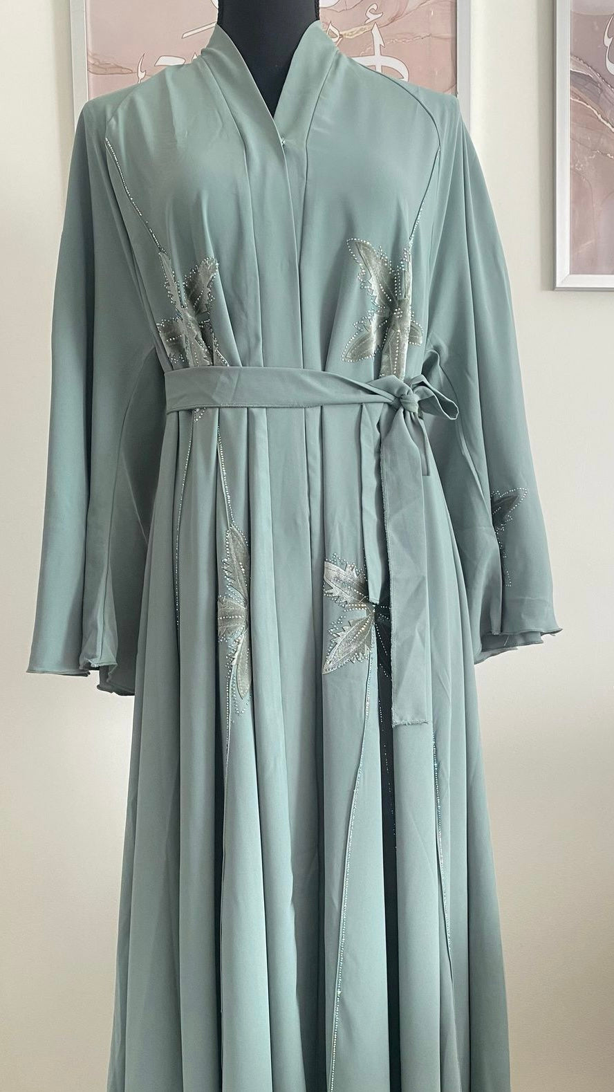 ABAYA Dubai Cloche Vert d’eau