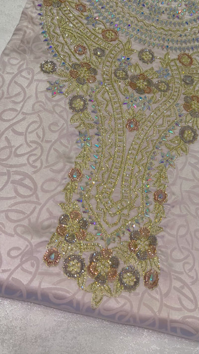 MAKHAWER Luxury Jacquard Blanc cassé